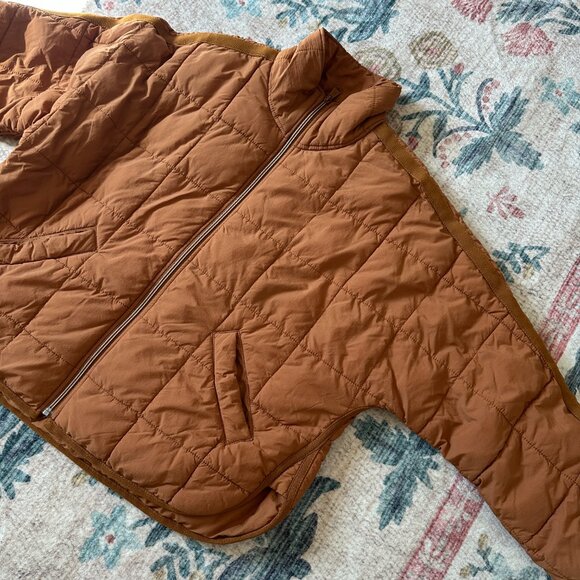 FREE PEOPLE Pippa Puffer Jacket Packable, size XS, burnt orange - Picture 3 of 7